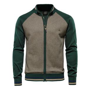 AIOPESON 스플 라이스 카디건 남성 streetwear 캐주얼 고품질 코튼 스웨터 남성 겨울 패션 브랜드 남성용 가디건