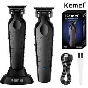 Kemei KM-2299 남성용 헤어 클리퍼 전문 전기 헤어 클리퍼 USB 충전식 이발사 트리머 남성용 전기 헤어 클리퍼
