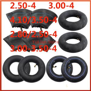 4.10/3.50-4 내부 튜브 카메라 2.80/ 2.50-4 3.00-4 전기 스쿠터 액세서리 9/10x350-4 검정색 고무 내부 튜브 265x80