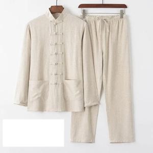 한복 남성용 중국 설날 상의 하의 쿵푸 의상 블라우스 파티 남성 탕복 플러스 M-XXXXXL 남성 중국 전통 의상