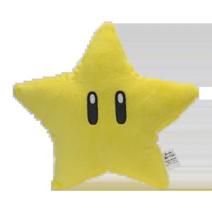 노란색 슈퍼 스타 봉제 인형 장난감, 올 스타 컬렉션 또는 어린이 생일 선물, 베개 장식 던지기, 8 인치