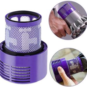 다이슨 V10 미국 버전 진공 청소기 필터 요소 액세서리 세척 가능 교체용 포스트 필터 HEPA 예비 부품 재사용 가능