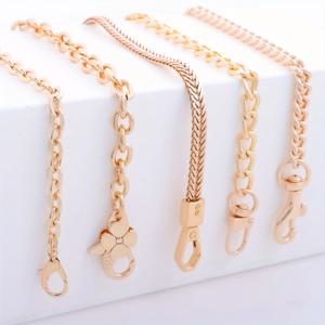 지갑 체인, 금속 버클이 있는 플랫 백 체인, DIY 지갑용 체인 지갑 스트랩, 지갑, 핸드백, 숄더백, 크로스바디 백