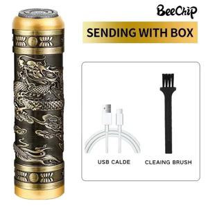 남성용 드래곤 헤드 면도기 미니 면도기 휴대용 면도기 USB 충전 용 패턴 자동차 면도기 내구성을 쉽게 수행 할 수 있습니다.