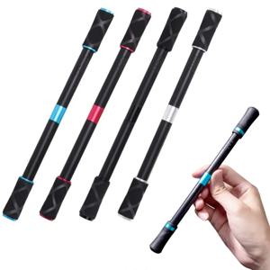 창의적인 미끄럼 방지 회전 펜 - 성인 스트레스 해소 회전 젤 펜 학생 문구 학교 용품 핸드 스피너