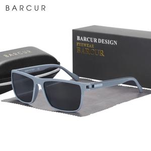 BARCUR 남성용 야외 Sunclasses Polarized FishingTravel TR90 경량 선글라스 여성 안경 액세서리 Oculos