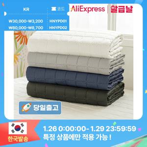 thezari 더자리 베이직 항균 고정 밴딩 누빔 침대패드 S/SS,Q (4color)