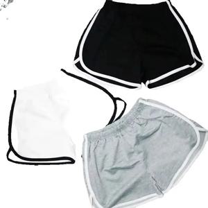 스트라이프 스포츠 반바지 여성 한국 패션 캐주얼 미니 반바지 여름 심플 루즈 와이드 레그 반바지 여성 신상