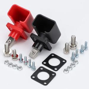 2Pcs 300A 200A 120A 모든 구리 리튬 배터리 터미널 블록 고전류 에너지 인버터 플러그 장착형 스토리지 커넥터
