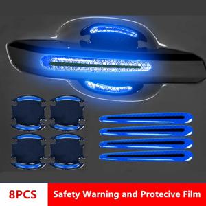 유니버설 도어 핸들 스티커 3D 탄소 섬유 자동차 도어 핸들 페인트 스크래치 보호기 스티커 자동 도어 핸들 스크래치 커버