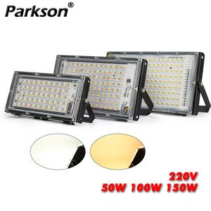 홍수 조명 LED 스포트라이트 야외 집 50W 100W 150W AC 220V Foco LED 천장 스포트 라이트 외부 Dowm 거리 조명