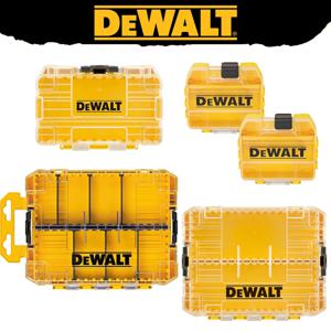 DEWALT TSTAK 노란색 도구 액세서리 보관 터프 박스 세트 다기능 보관 조직 플라스틱 고경도 내구성
