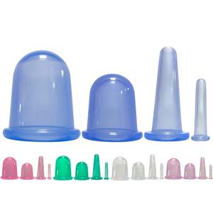 마사지 Ventosa Celulitis 흡입 컵에 대 한 4Pcs 진공 부항 캔 중국어 흡입 컵 얼굴 목 마사지 캔 안티 셀룰 라이트