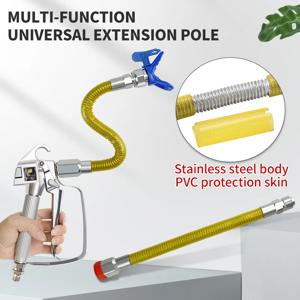 분무기 연장 막대 방향을 자유롭게 변경할 수 있는 유연한 예비 페인트 부품 에어리스 페인트 분무기 스프레이 폴 스프레이 페인팅 완드