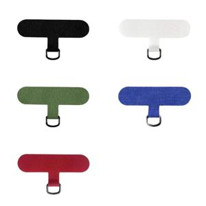 유니버설 폰 스트랩 워셔 고정 클립 (크로스바디 로프 스티커 카드 포함) 분실 방지 견고한 연결 패치 (쉘 기기용)