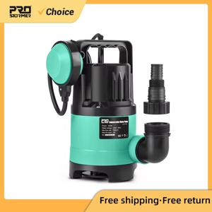 400W 잠수정 워터 펌프 7500L/H 유틸리티 열가소성 전기 휴대용 전송 풀 연못 배수 배수 펌프 PROSTORMER