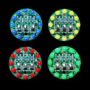 LED 라운드 워터 램프 생산 키트, 트라이오드 스포츠 조명 부품, DIY 전자 키트, 재미있는 납땜 부품, 용접 기술 훈련