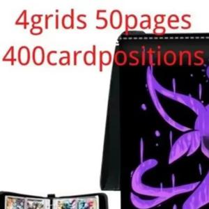 400P PU 카드북 신디자인 몬스터 카드 앨범 카드 홀더 애니메이션 앨범 클래식 휴대용 카드북 방수 어린이용