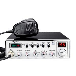Anytone ARES II 10 미터 CB 워키 토키 SSB 시민 밴드 28.000-29.695MHz AM/FM/USB/LSB/PA 40W VOX NB/ANL CB 라디오