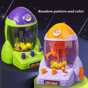 우주 로켓 게임 콘솔, 어린이 공 잡기 기계, 미니 뽑기 장난감, 부모 자녀 퍼즐 공 잡기 재미