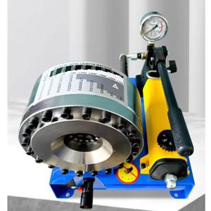 오일 파이프 수동 파이프 압착 기계 7개의 금형이 있는 유압 호스 프레스 고압 방폭 파이프 브레이크