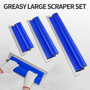 40/60/80cm 드라이월 스무딩 스패출라, 벽 도구 페인팅 스키밍용, 유연한 블레이드 마감 스패출라 도구, 플라스터링 트로웰