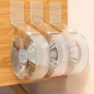 1/3/5M 양면 테이프 투명 아크릴 재사용 가능한 방수 접착제 Tracsless 테이프 가제트 Doble Cara Nano 테이프