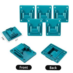 1/2/6pcs Bosch & Makita 18V 벽 전원 마운트 스토리지 배터리 브래킷 고정 최신 벽 마운트 전동 공구 홀더