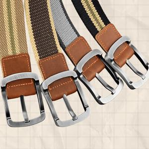 남성과 여성의 벨트 바늘 버클 캔버스 벨트 캐주얼 카고 벨트 조수 남성 야외 한국어 버전