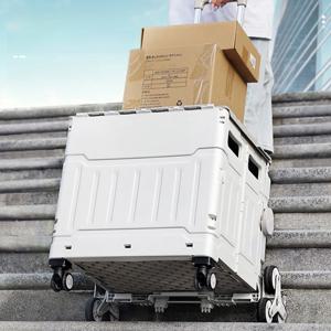 튼튼한 휴대용 쇼핑 카트 손으로 당기는 캠핑 야채 구매 카트 야외 캠핑용 수레 손으로 당기는 가벼운 카트