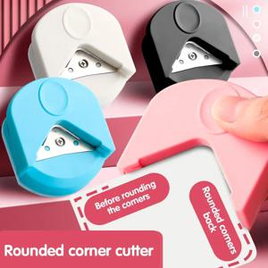 1/2 Pcs 카드 둥근 커터 코너 라운더 종이 휴대용 구멍 트리머 각도 테두리 펀치 사진 스크랩북 Office Craft HandTool