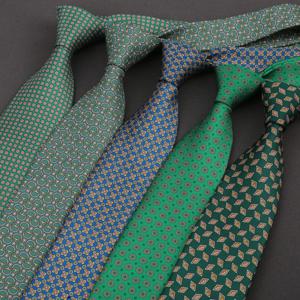 남자를위한 새로운 8CM 인쇄 넥타이 신랑 비즈니스 웨딩 파티를위한 넥타이 페이즐리 꽃 디자이너 스카프 넥타이