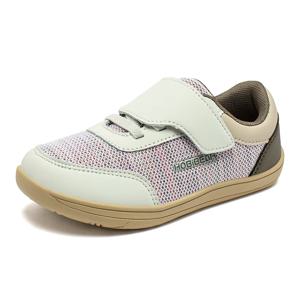 HOBIBEAR 와이드 발가락 어린이 맨발 운동화 소년 소녀 제로 드롭 운동화 메쉬 후크 루프 미니멀리스트 스니커즈