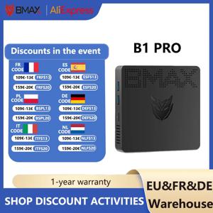 BMAX 미니 데스크탑 B1PRO 인텔 N4000 8GB 램 128GB SSD 윈도우 11 듀얼 밴드 와이파이 가벼운 사무용 게임 휴대 편리