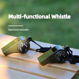 컬렉션, 작은 선물, 스포츠 대회, 모션 트레이닝 야외 활동 장비용 나침반 온도계가 포함된 3in1 호루라기