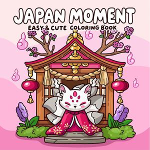 일본 순간 성인을 위한 색칠하기 책 교육용 DIY 휴식을 위한 귀여운 아늑한 일일 활동 어린이 그림책