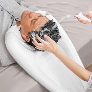 샴푸대 침대에 누워있는 환자 플랫 레이잉 이발사 의자 홈 풍선 침대 샴푸 도구 샴푸 그릇 살롱 가구