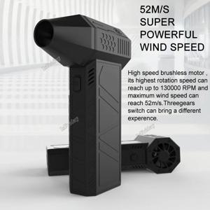 터보 팬 X3 기존 충전식 송풍기 130000RPM 52 메터/초 브러시리스 공기 송풍기 터보 제트 팬 휴대용 먼지 송풍기 전기 건조기