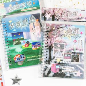 2가지 스타일 30개/봉지 타임 리쉐이핑 컷 필름 코일 스티커북 핸드북 재료 스티커 DIY 사진 프레임 스크랩북 노트 컵