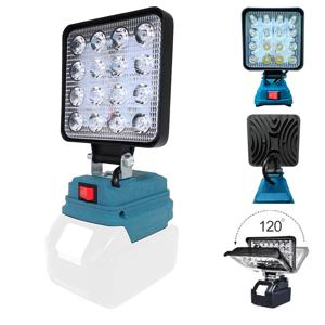 Makita 14.4V-18V 리튬 이온 배터리 랜턴 야외 손전등 캠핑 램프 비상 조명에 대 한 3 인치 무선 LED 작업 빛