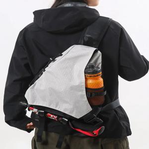 야외 스포츠 방수 크로스백 남성용 트렌디 브랜드 사이클링 통근 백팩 대용량 싱글 숄더 등산 가슴가방 여성용