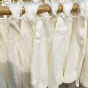 고품질 |   원산지에서 직접 공수 |   수제 껍질을 벗긴 봄 이중 누에고치 긴 실크 |   수제 면 포크
