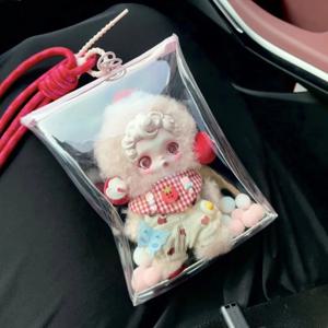 버블 몬스터 라부브 Sp23 세대 슈가 글루 고화질 인형 휴대 가방 보호 커버 울음 인형 걸이 가방