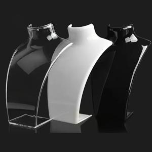 목걸이 펜던트용 간단한 보석 디스플레이 스탠드 1개 - 세로형 목걸이 보관대, 귀걸이 보관대