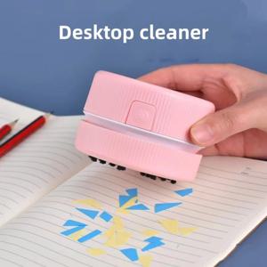책상용 진공 청소기, 미니 소형 가정용 고무 종이 청소기, 휴대용 학생 용품, 사무용품, 데스크탑 보관함