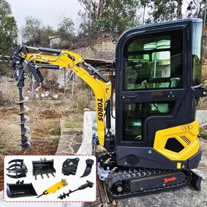 맞춤형 미니 굴삭기 1.2톤 모집 대리점 소형 굴착기 신형 크롤러 굴삭기 붐 스윙 및 캐빈 장착 미니 굴삭기