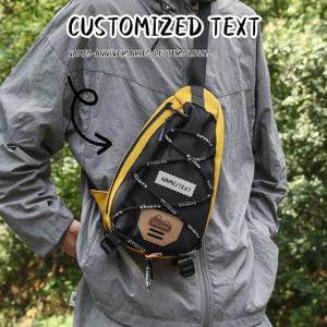 남성과 여성을 위한 로고 고급 맞춤형 가슴 가방, 인스타일 스포츠 숄더백, 일본식 허리 가방, 크로스바디 백, DIY