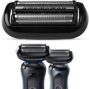 브라운 시리즈 5/6 전기 면도기 호환 교체용 헤드 53B, 5018s, 5020s, 5031s, 5050cs, 6020s, 6072cc, 블랙