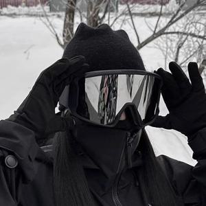 고품질 겨울 스키 고글 남녀공용 방풍 방김 UV400 보호 소프트 폼 패딩 스노우 스포츠 고글