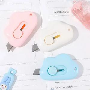 Three-color optional, cloud art knife, stationery tape cutter, creative cloud cute cartoon box knife, paper cutter